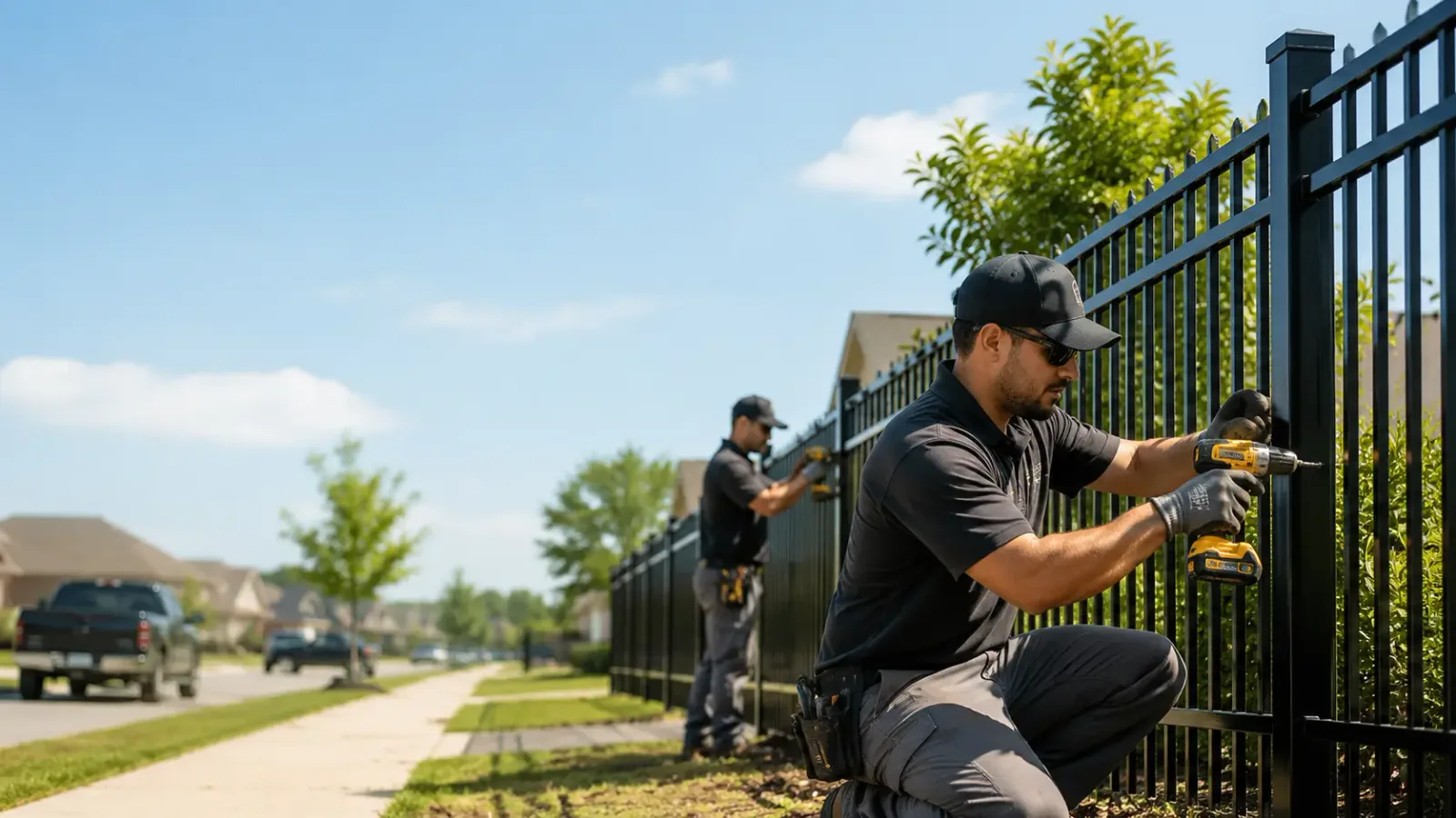 Metal Fence Installation in New Germany, MN